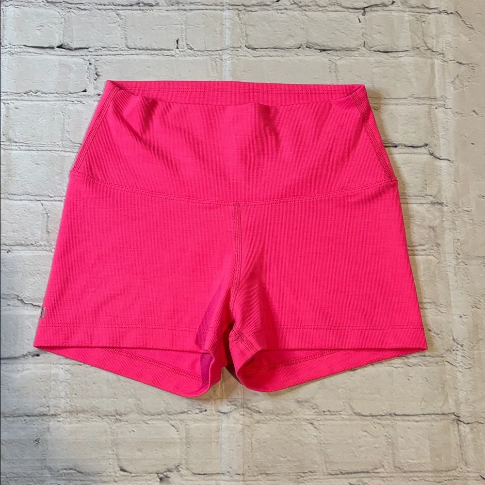NOBULL Women’s High Rise Matte 2” Bike Short - Pink - Picture 6 of 14